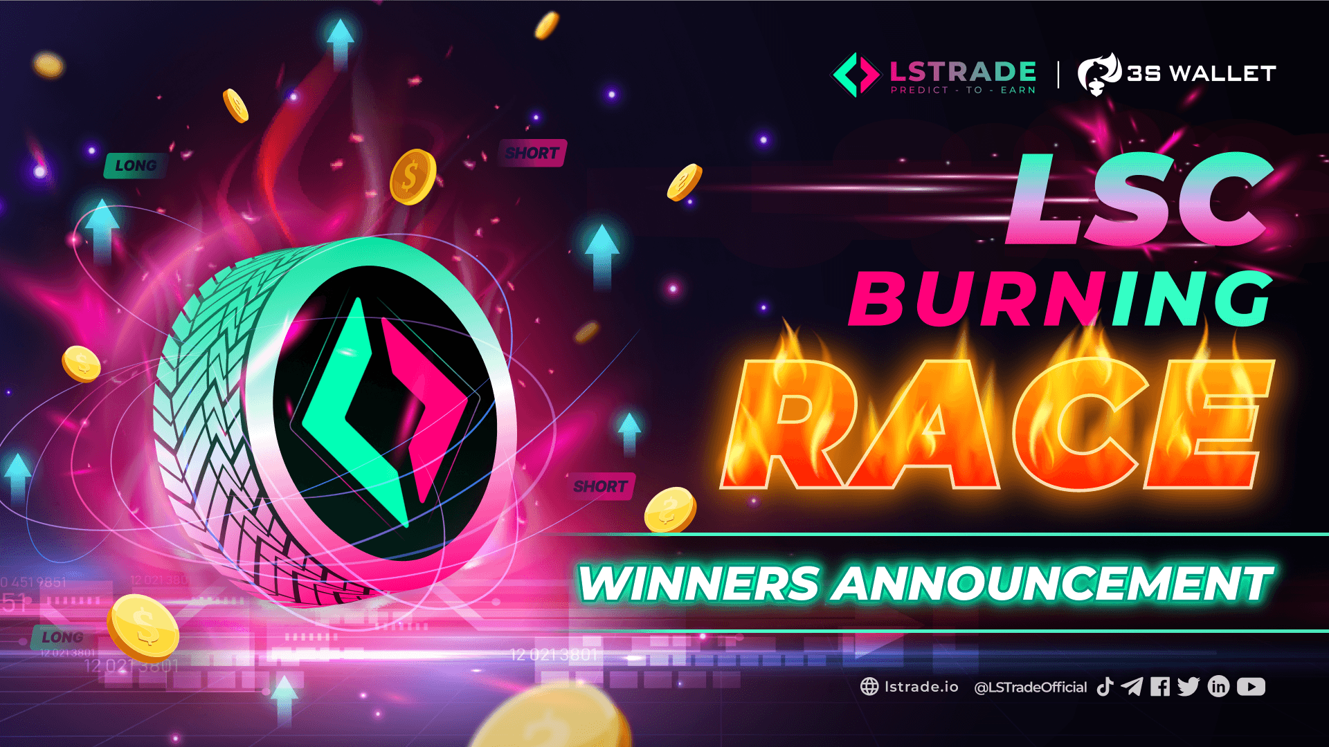 LS TRADE’S "BURNING RACE" WINNERS ANNOUNCEMENT 🔥