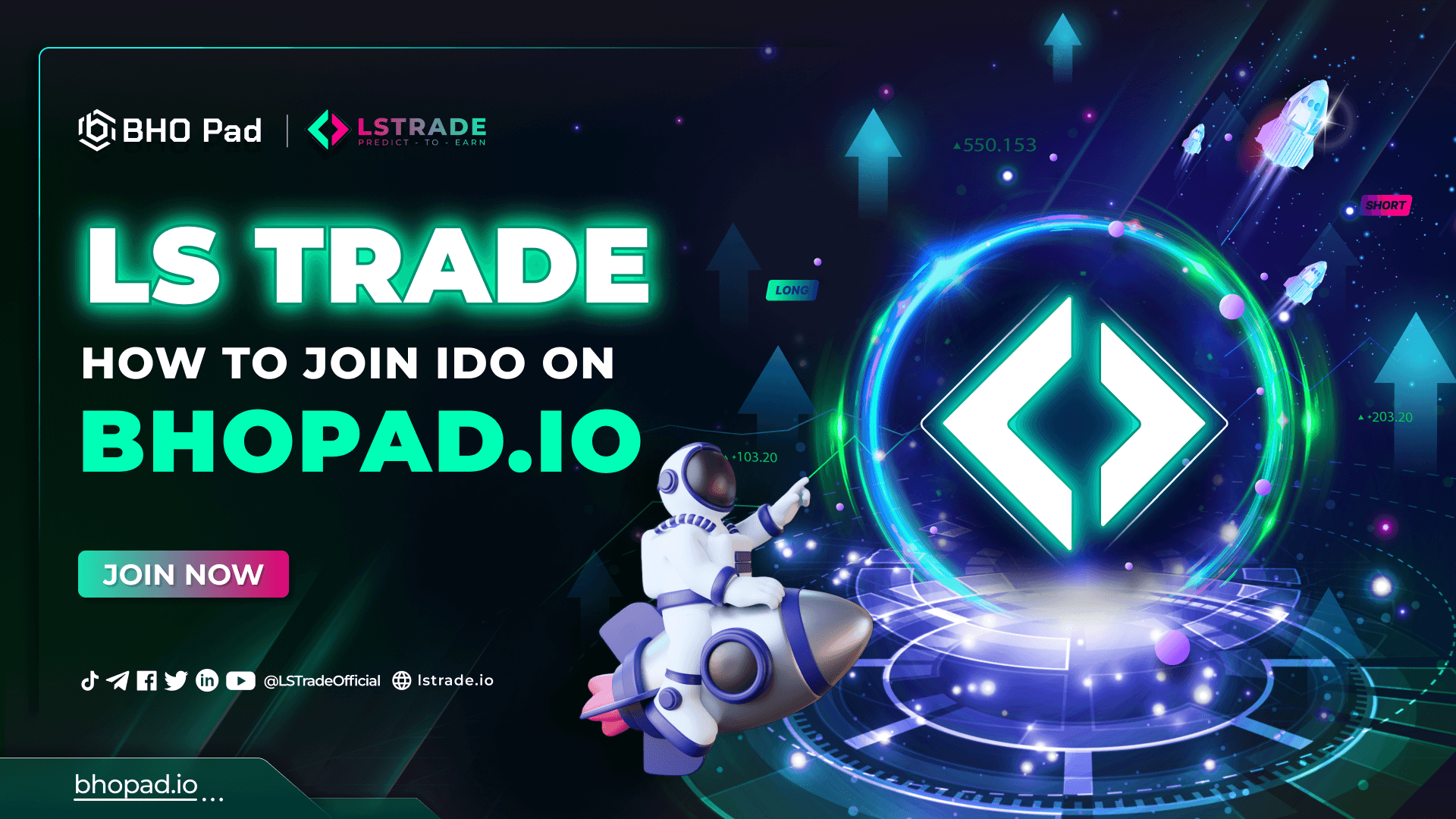 INSTRUCTIONS TO REGISTER FOR PROJECT LS TRADE’S IDO PROMOTION ON BHOPAD.IO
