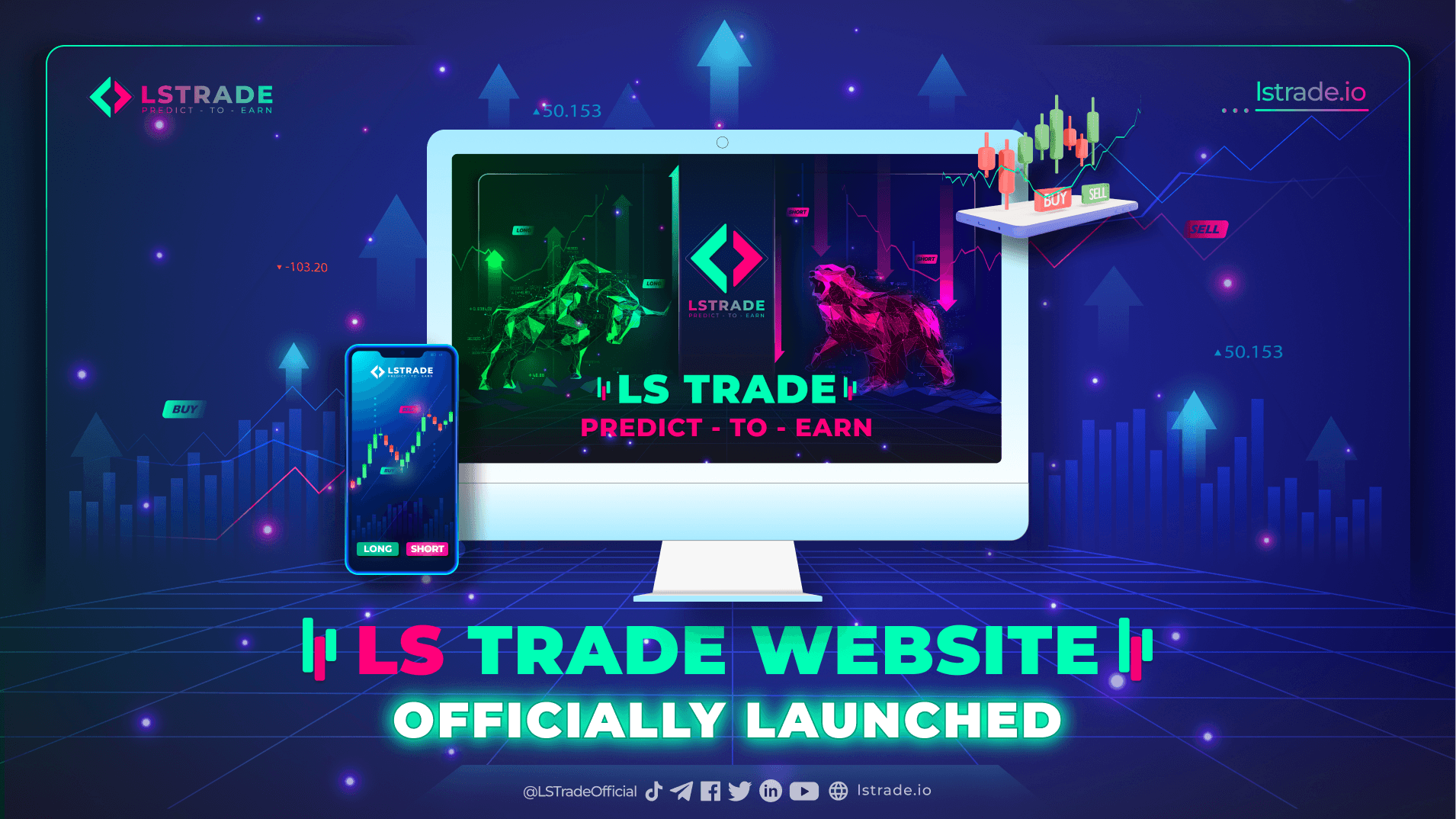 LS TRADE - PREDICT-TO-EARN PLATFORM, A COLLABORATIVE PRODUCT WITH 3S WALLET - LAUNCHED OFFICIAL WEBSITE 🔥